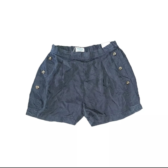 Mayoral Shorts Girls Size 10 Blue Adjustable Recycled Sustainable NWT B38#11 - Picture 1 of 6
